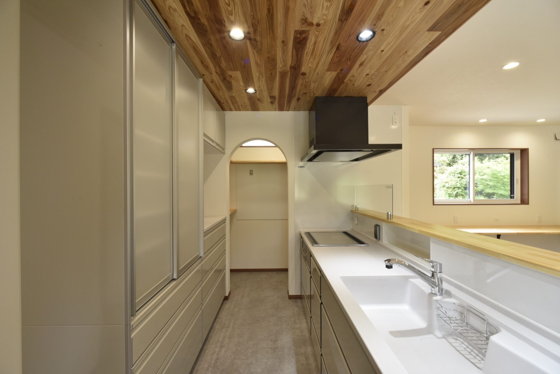 薪ストーブのある和モダンな平屋