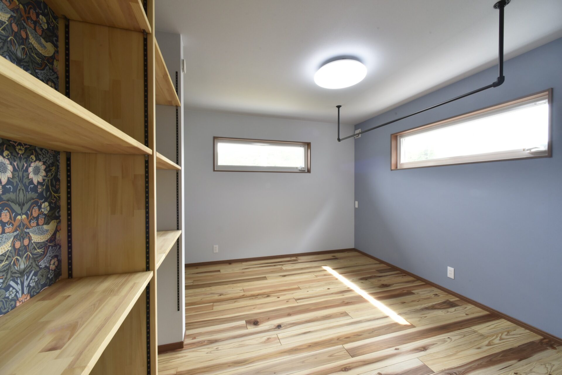 薪ストーブのある和モダンな平屋