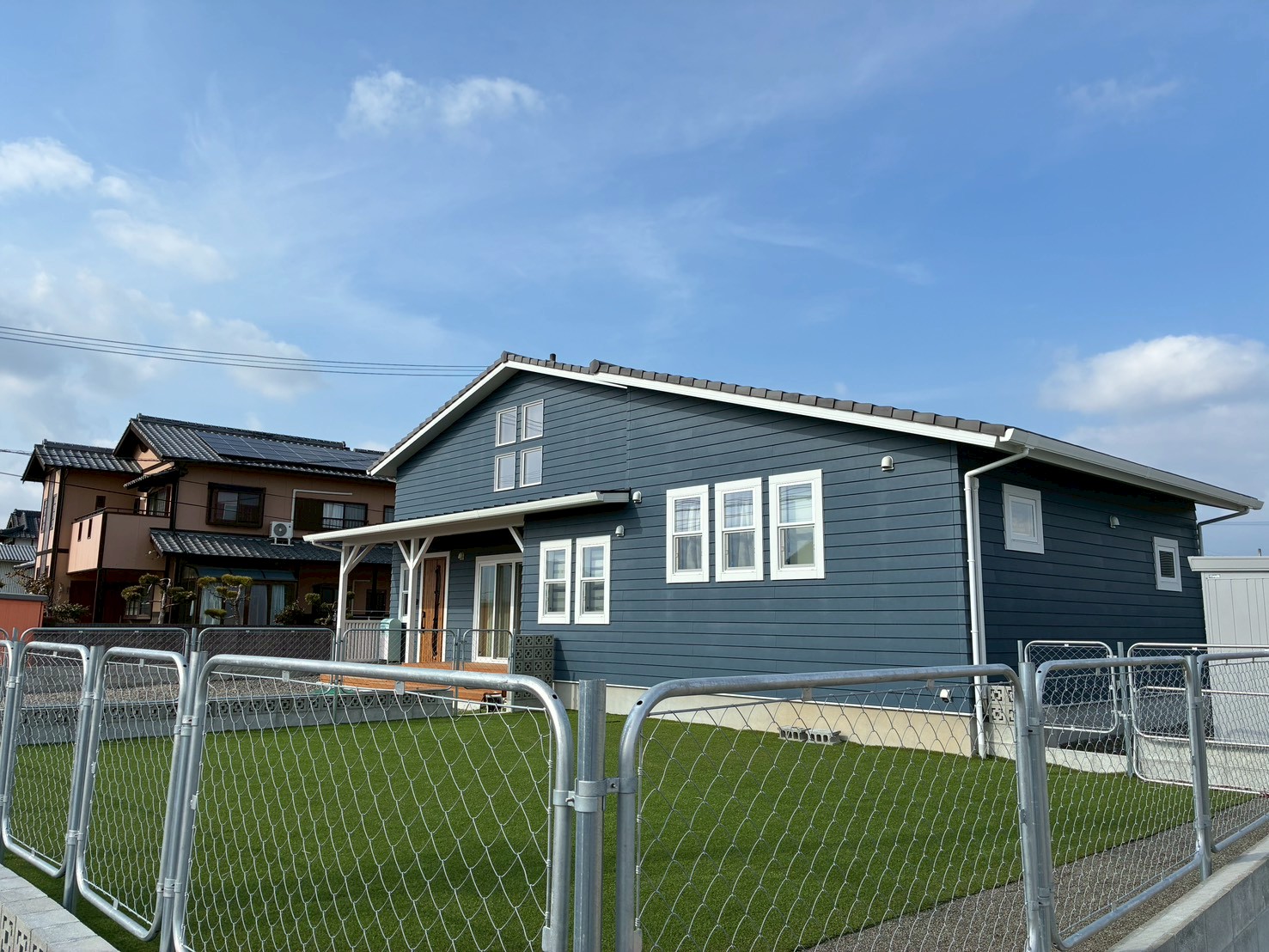 スキップフロアのあるサーファーズハウス