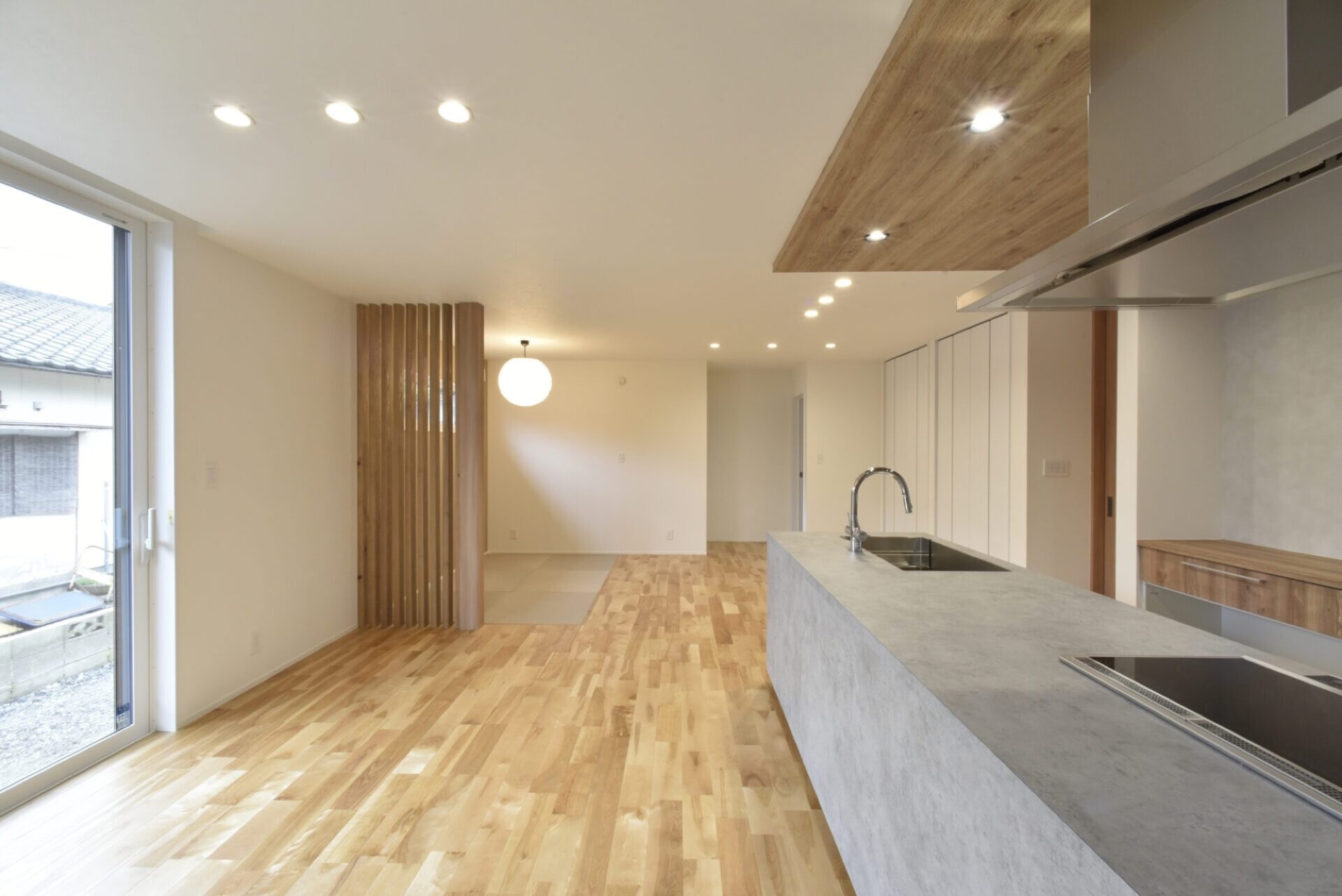 和と洋が調和した平屋の住まい