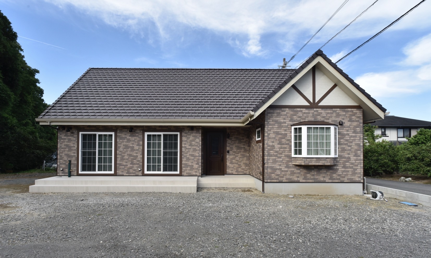 いつも安心してくつろげる北欧風の平屋