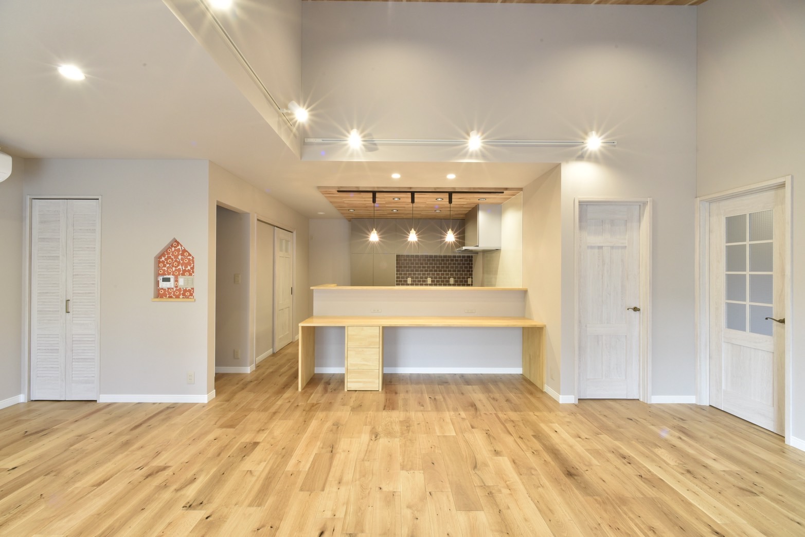 いつも安心してくつろげる北欧風の平屋