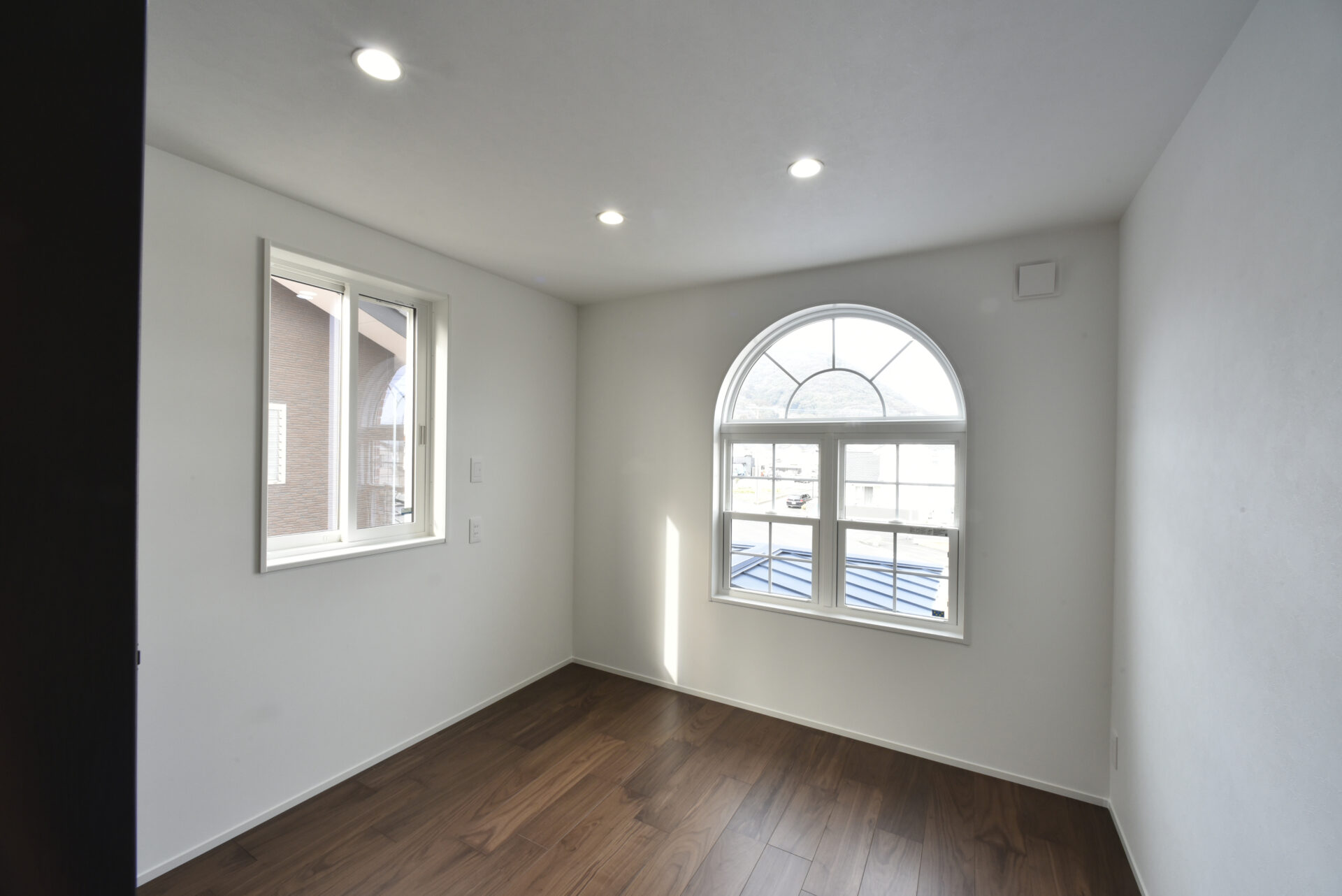 八角形のレンガハウス